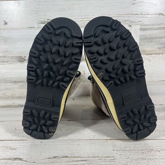 Ozark Trail‎ Womens Griz 09 Black Taupe Lace Up Round Toe Snow Duck Boots Size 6 - Picture 7 of 9